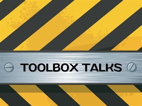 steel fabrication tool box talks|toolbox talks.